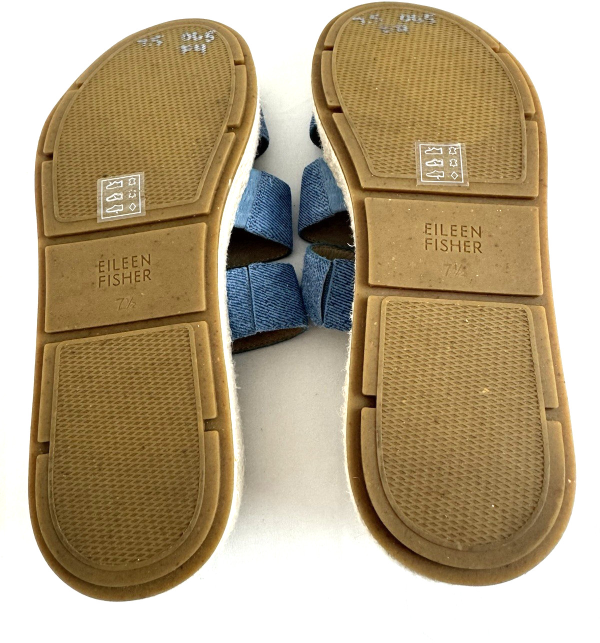 Eileen Fisher Women’s Mayla Blue Platform Sandals 7.5 Medium (B,M) MSRP $185