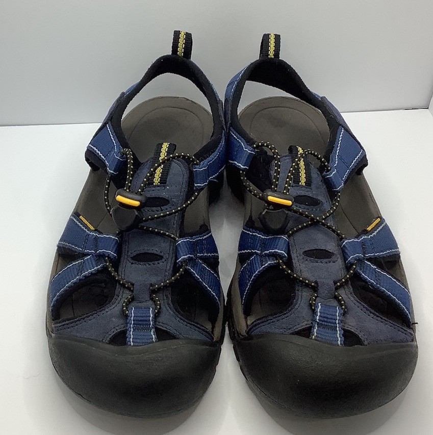 KEEN Women’s Venice H2 Waterproof Hiking Sandals Blue/Black Rubber Sole Size 8