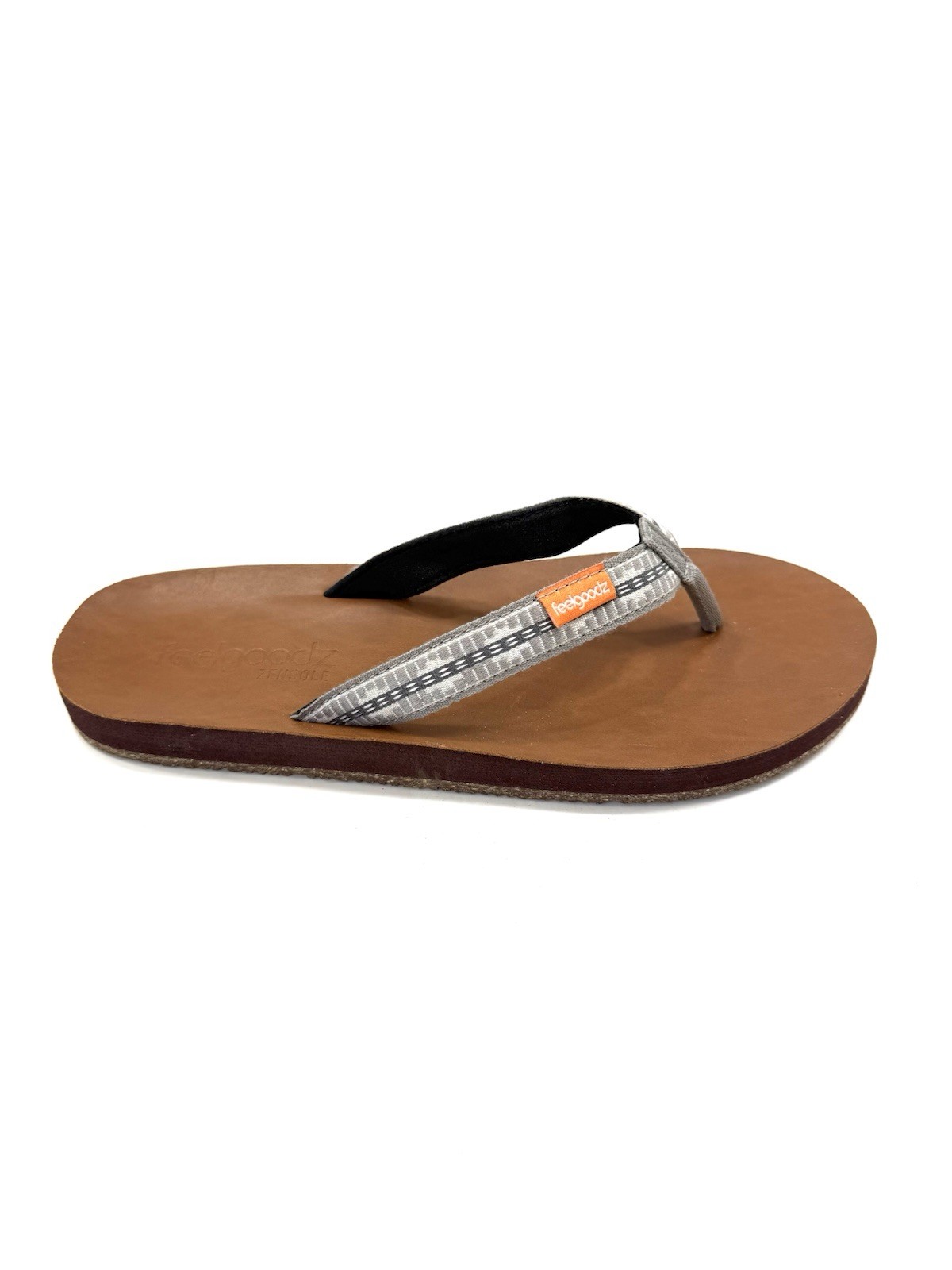 Feelgoodz Zensole Women’s Flip Flops Sandals Thong Size 38 100% Vegan Sunset