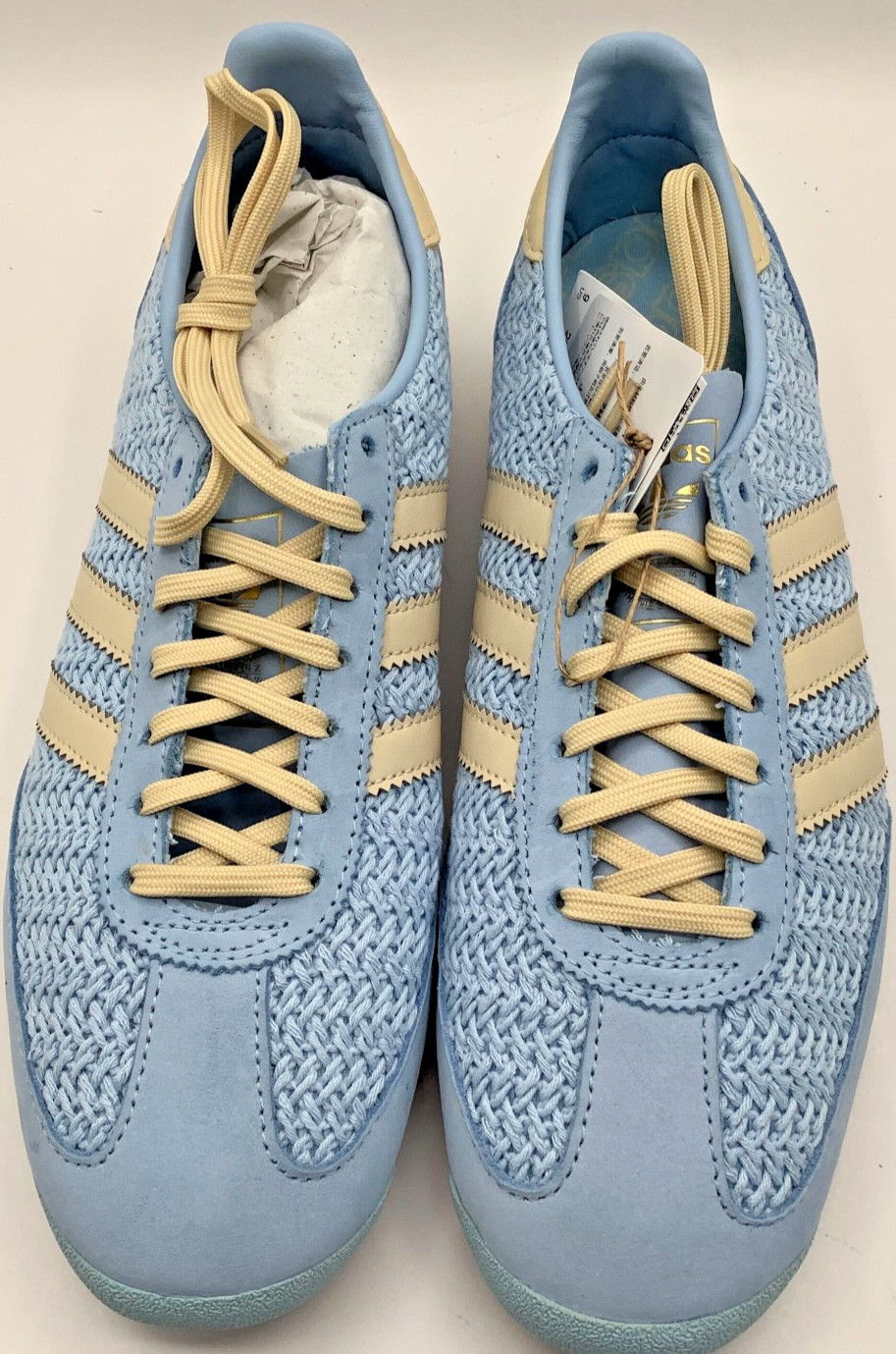 Adidas Women’s Size 9 SL 72 OG Sneaker, Clear Sky/Sand/Cream White, JR4230