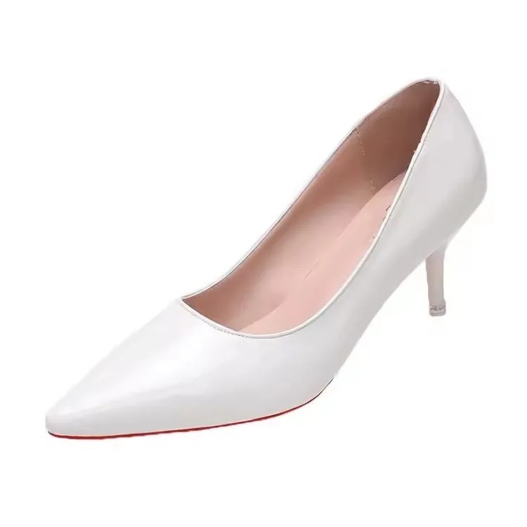 Women’s Pointed Toe Patent Leather High Heel Pumps Office Party Dress Shoes