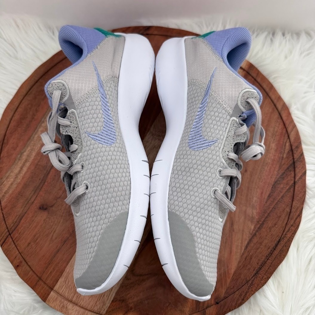 Nike Flex Experience RN 11 Wmns Running Shoes Gray Blue Green Size 11 DD9283 005