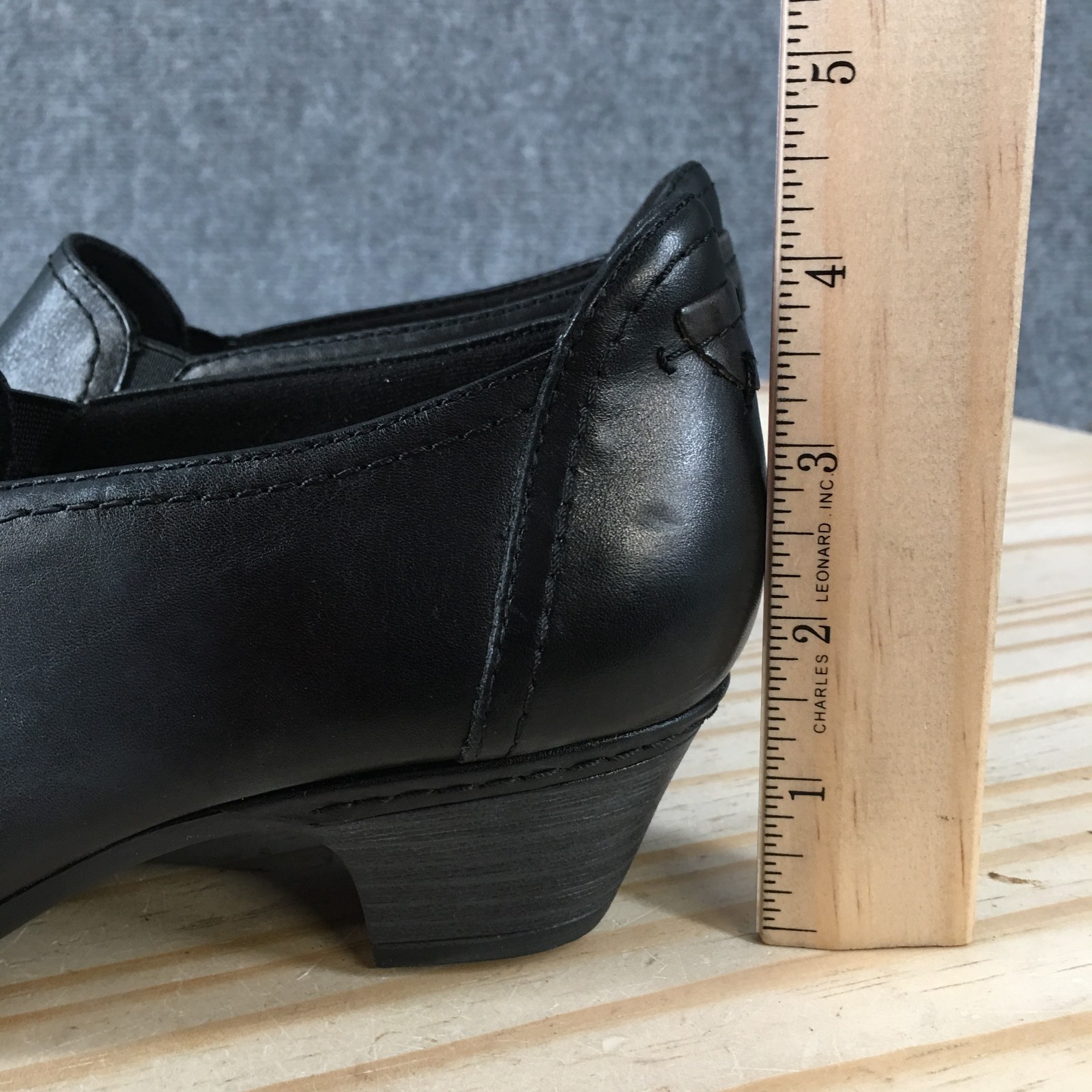 Rockport Cobb Hill Adele Pump Shoes Womens 7.5 M Heels Casual Leather Black