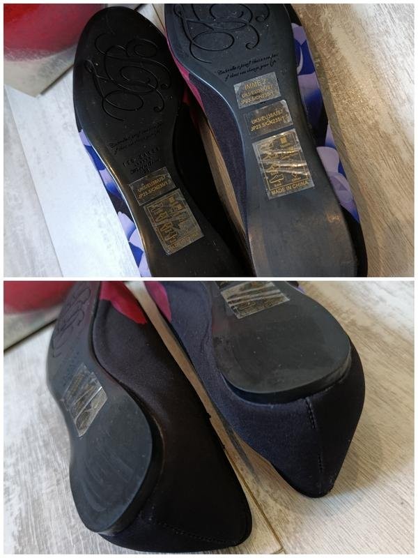 women ted baker heels black textile 38