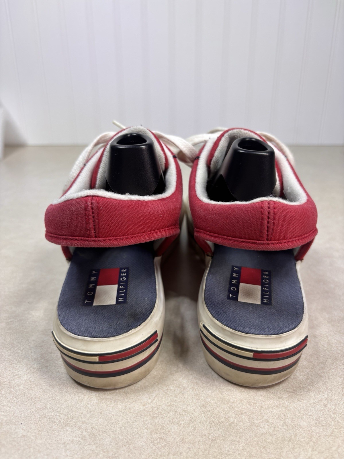 Tommy Hilfiger Platform Canvas Slingback Sneakers Classic Y2K Shoes Women’s 8.5