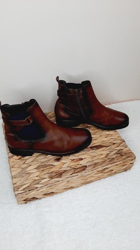 Women Gabor boots brown leather 40 #7SMD