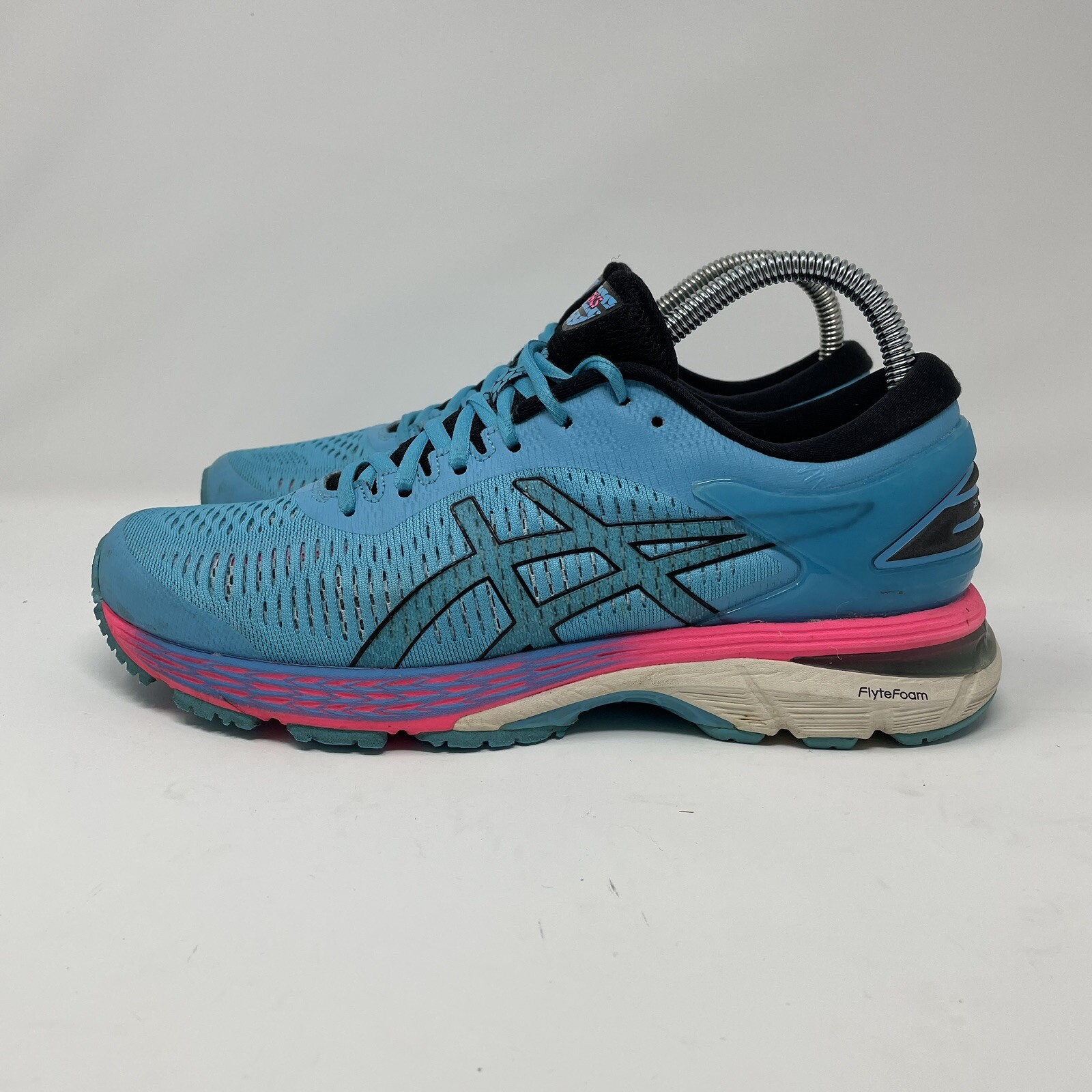Asics Running Shoe GEL-Kayano 25 Athletic Women’s Size 9 1012A026 Blue Pink