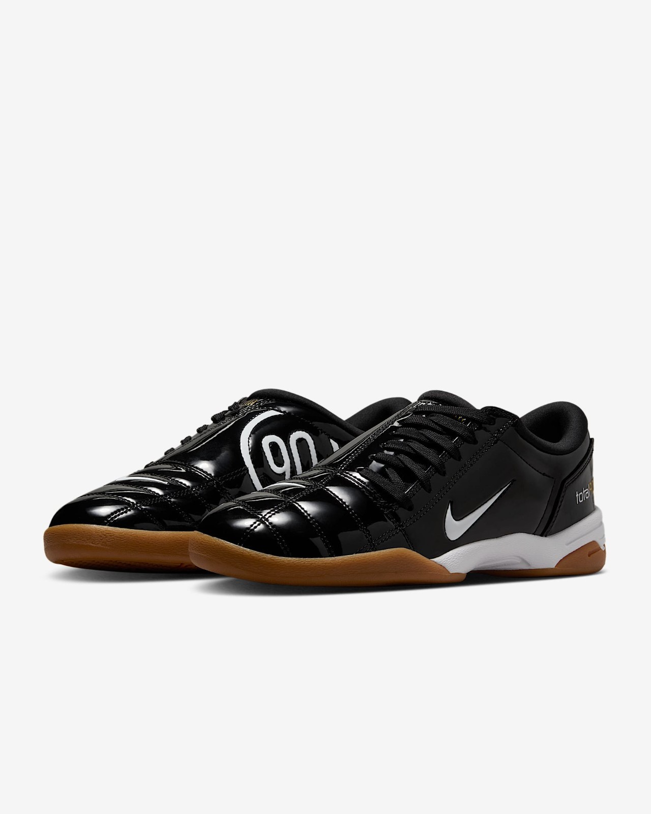NIKE Women’s Total 90 IB5666-001 Black White Metallic Gold White
