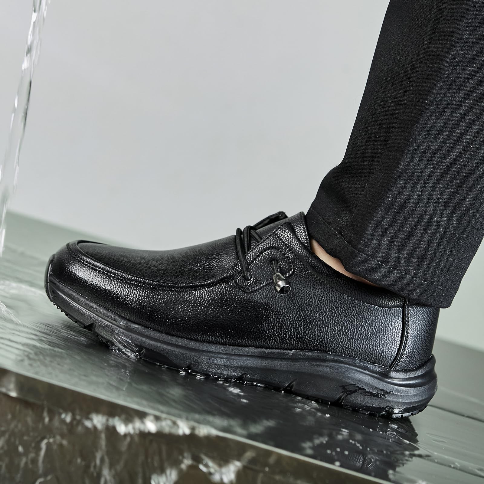 Non Slip Work Shoes for Men Women Waterproof Slip Resistant Shoes Kitchen Che…