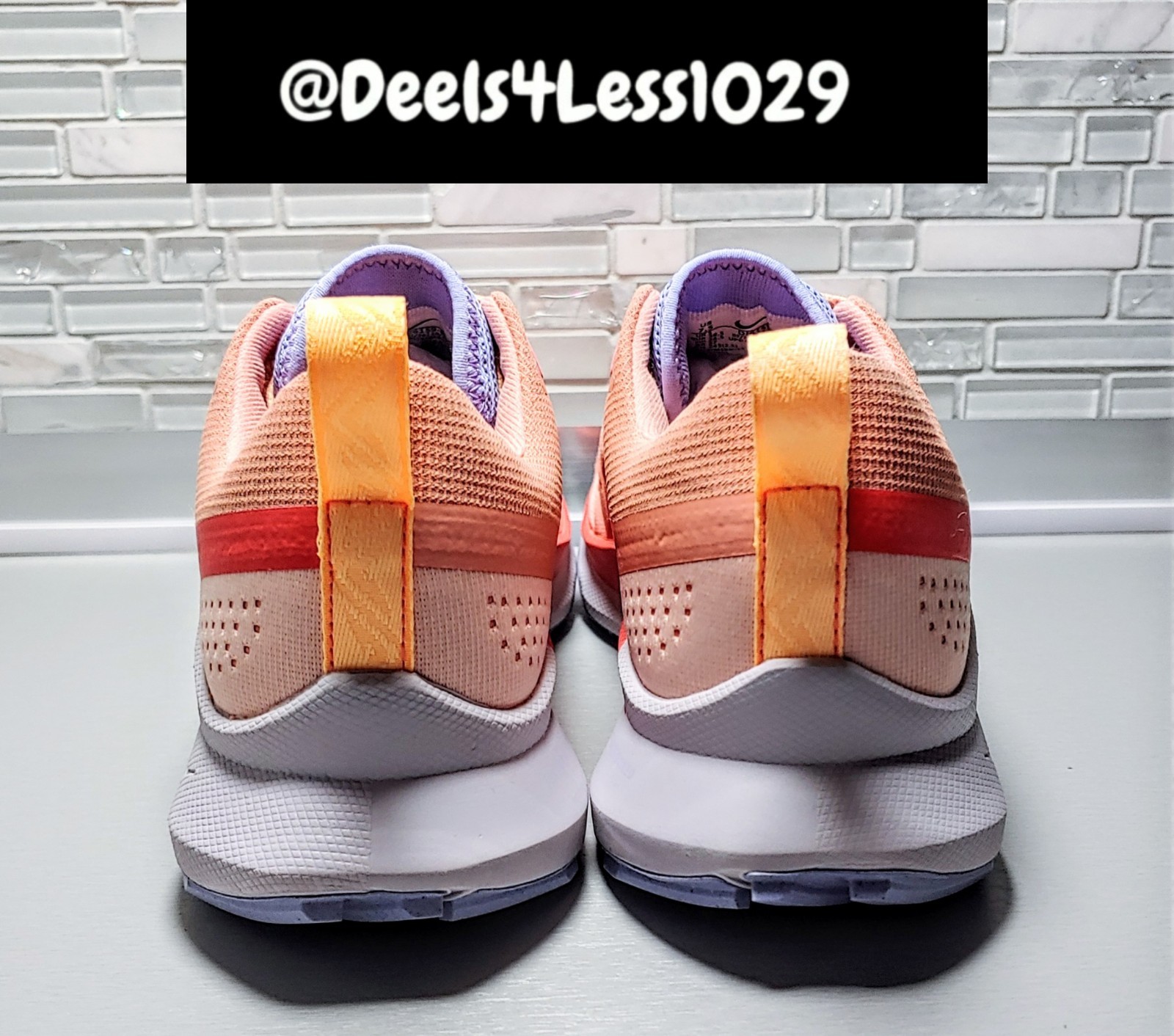 Nike React Pegasus Trail 4 Womens Arctic Orange Purple Pulse DJ6159-800