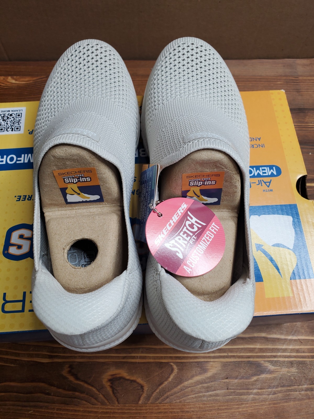 Skechers Performance Go Walk Evolution Gray Slip on Shoes Sneakers New Open Box