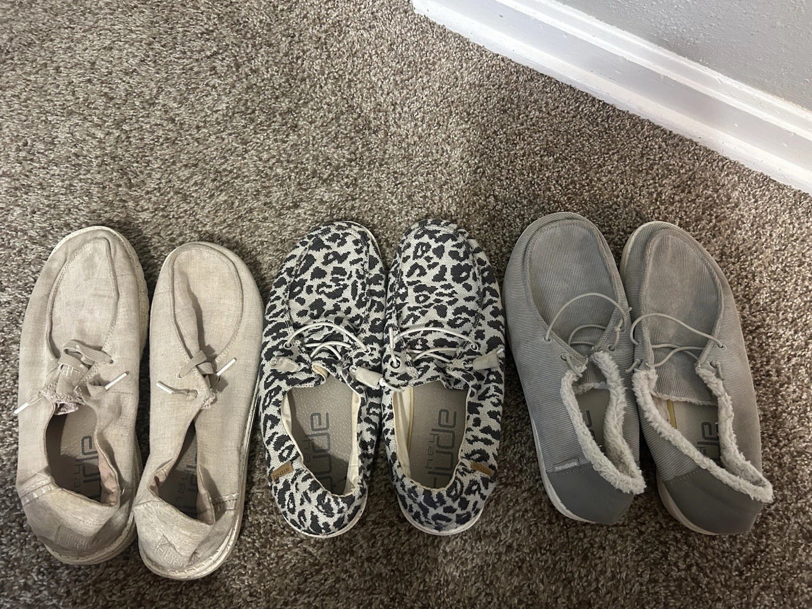 Women’s Size 11 Hey Dudes3 Pairs Lot 5