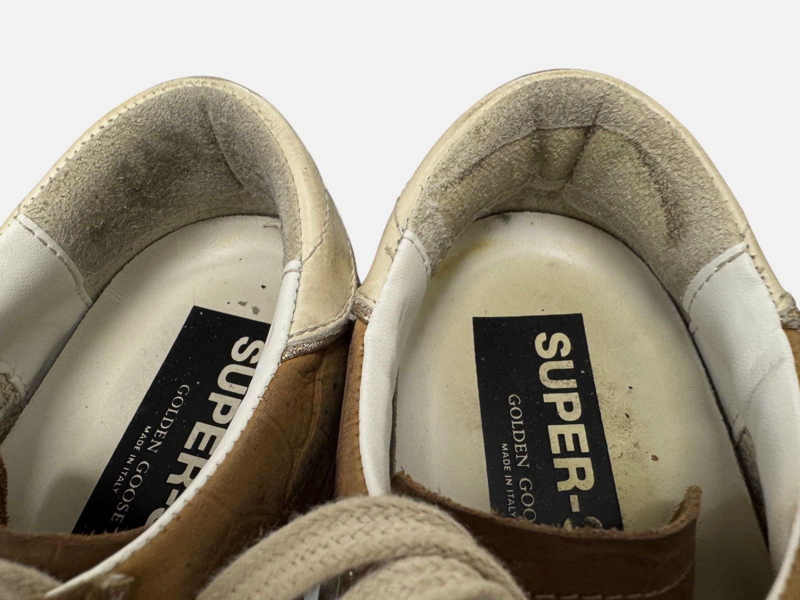 Golden Goose Women’s Brown Super-Star Croco Sneakers Shoes Size EU:38 US:8