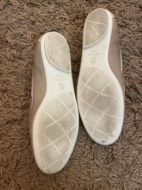 women navy boot heels beige 36 #B9NS