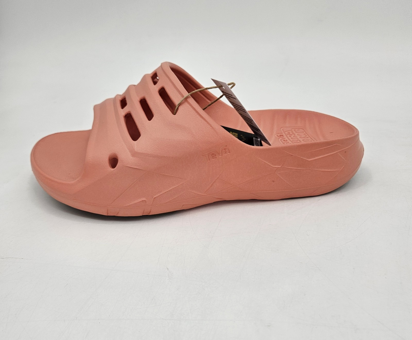 Teva Apretrail Slide Sandals Women’s size 8 Blooming Dahlia Coral 1166790 NEW