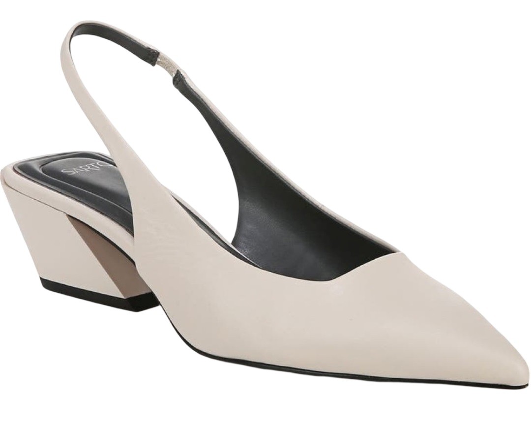Franco Sarto Women’s A-Gena Slingback Pointed Toe Pumps
