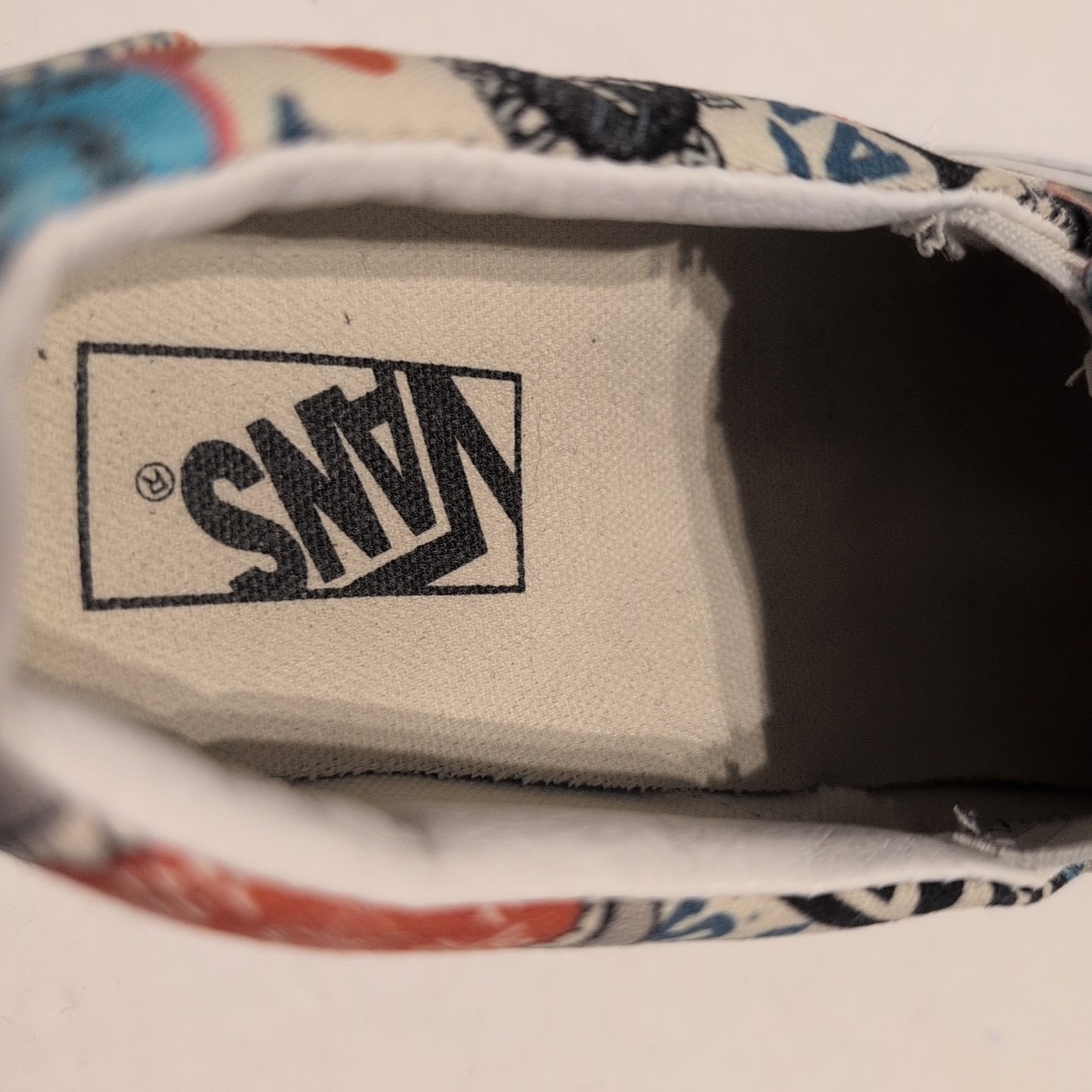 VANS Men’s 7 / Women’s Size 8.5 Classic Slip On Mash Up Stickers Print Graphics