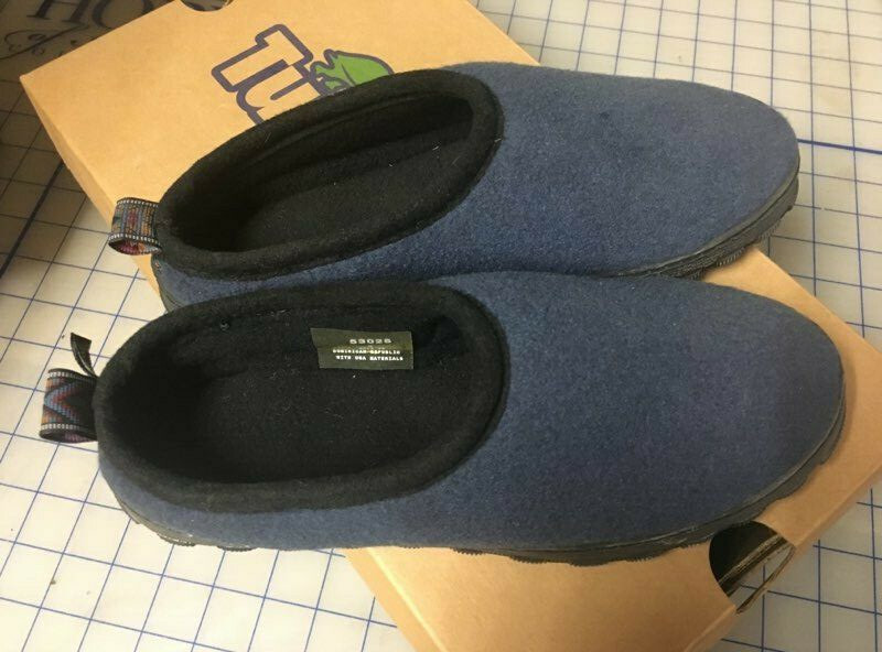 *turtle fur feet slipper leatherback blue lake