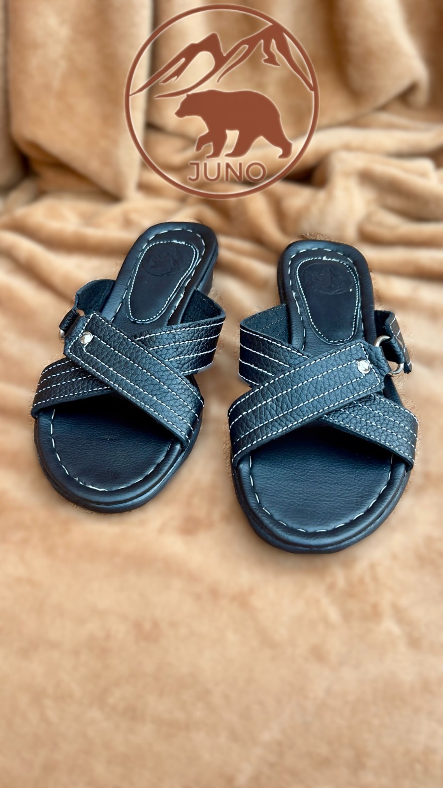 Women’s Sandals Leather Handmade stitched ( Aurora )