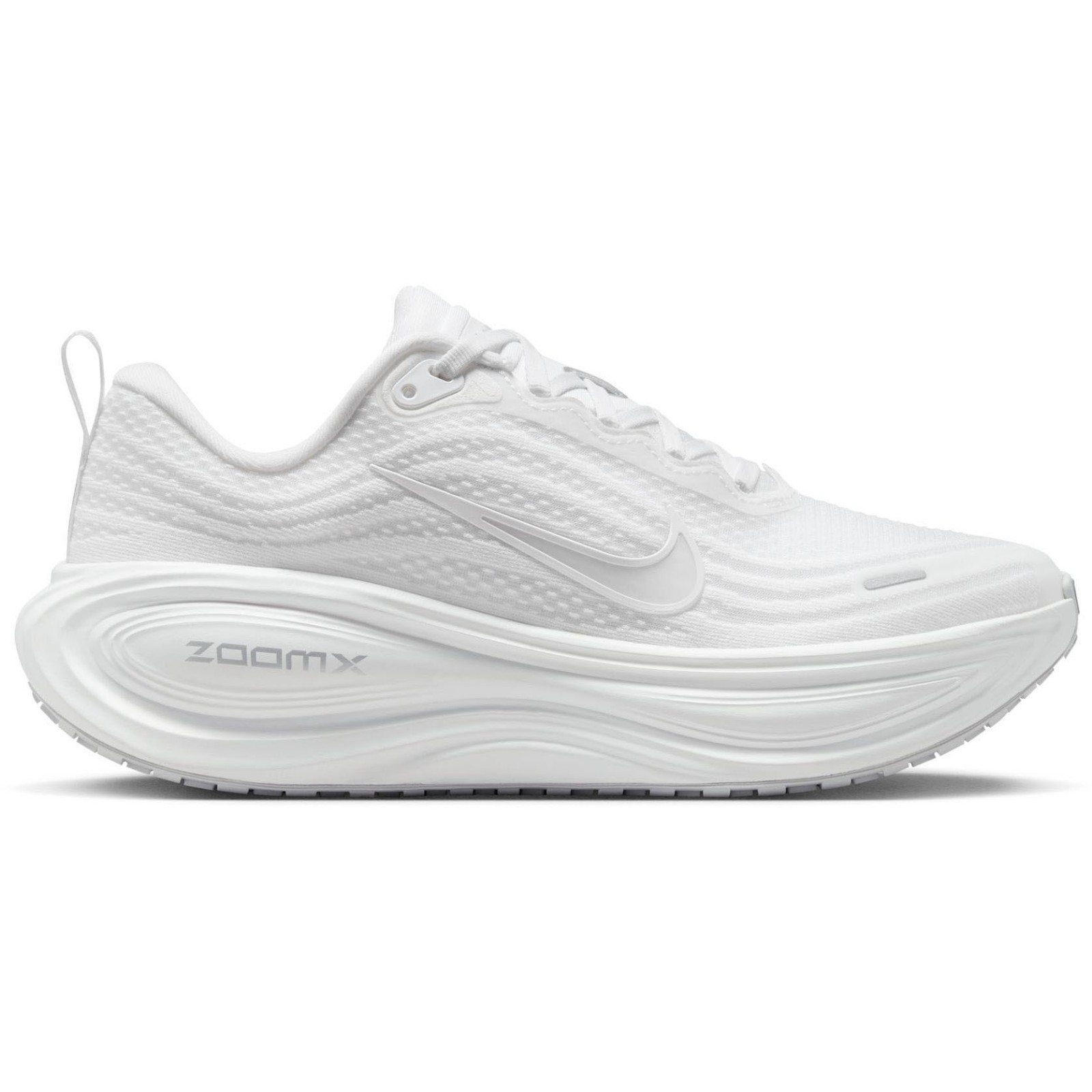 Nike Vomero Plus Road-Running Shoes – Women’s-White/Grey/Metallic Silver
