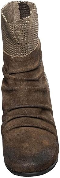 Antelope Carter Size EU 37 M (US 6-6.5) Women’s Suede Heeled Ankle Booties Khaki