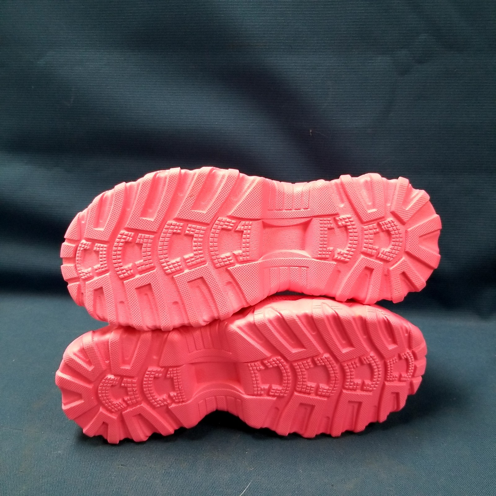 Neon Pink Lace Up Knit Sock Upper Sneakers Women’s EU Sz 37 US 6.5-7