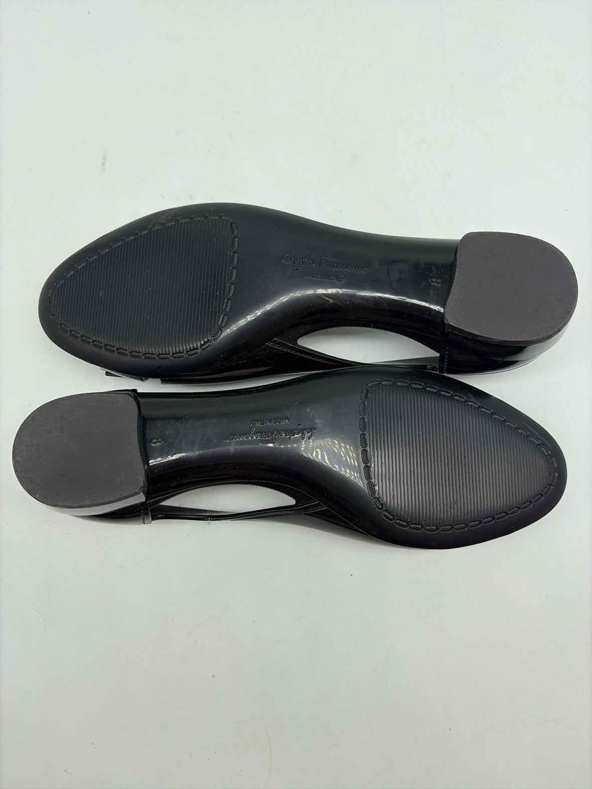 Salvatore Ferragamo Black Size 8 Ballet Flats