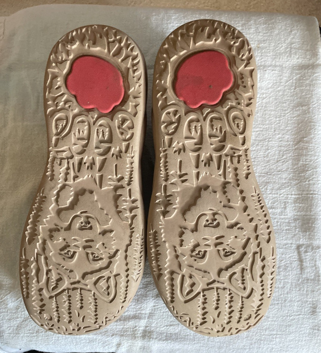 Painted Travel Loafers Artsy Boho Lightweight Casual Comfortable SlipOn Size 9.5
