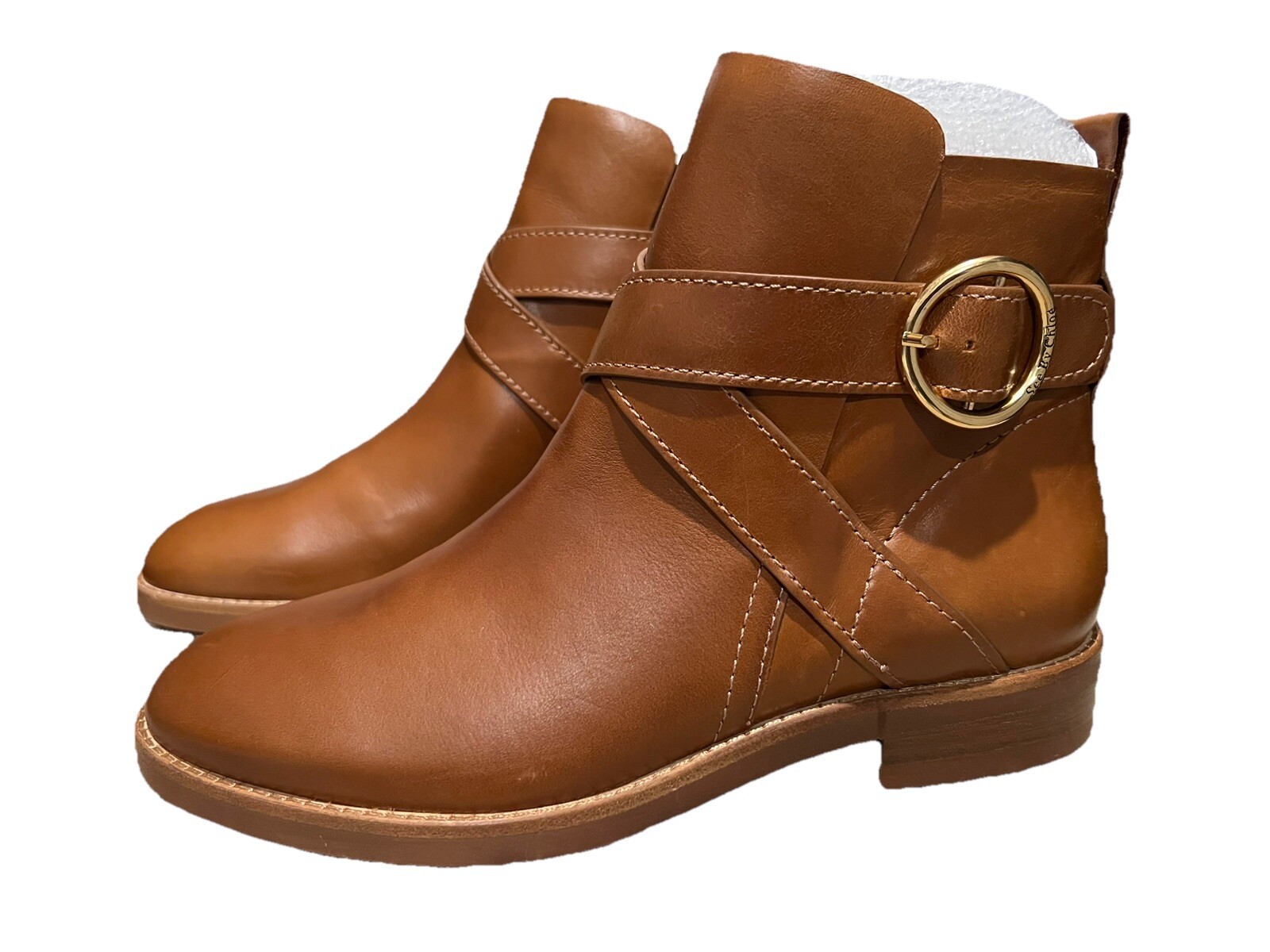 See By Chloe Tan Lyna Ankle Boots