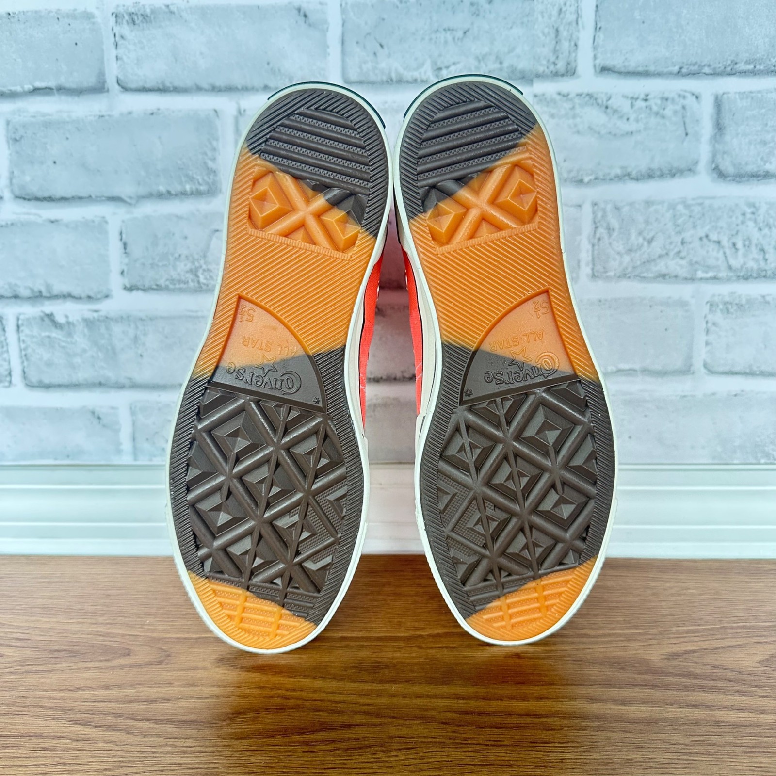 ❤️Converse Chuck 70 Plus Hi Top Platform Sz 9 Women Shoes Orange Sneaker A06432C