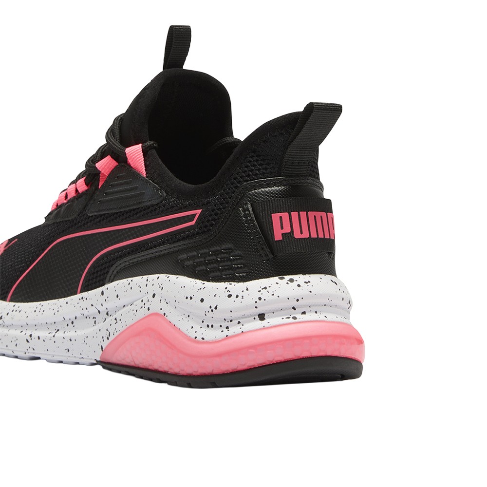 PUMA Amplifier Speckle Lace Up Womens Black Sneakers Casual Shoes 39914502
