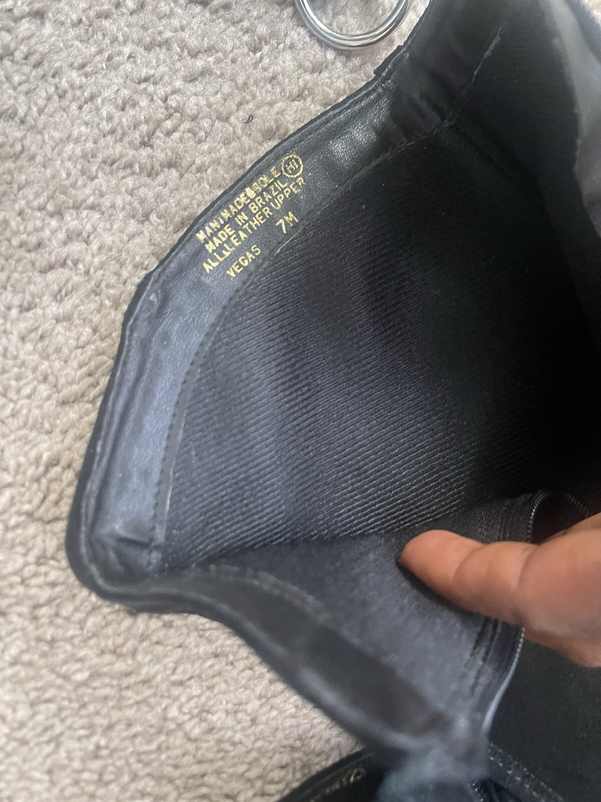 Vintage 90s Suede Square Toe Slim Western Cowboy Boots – Size 7