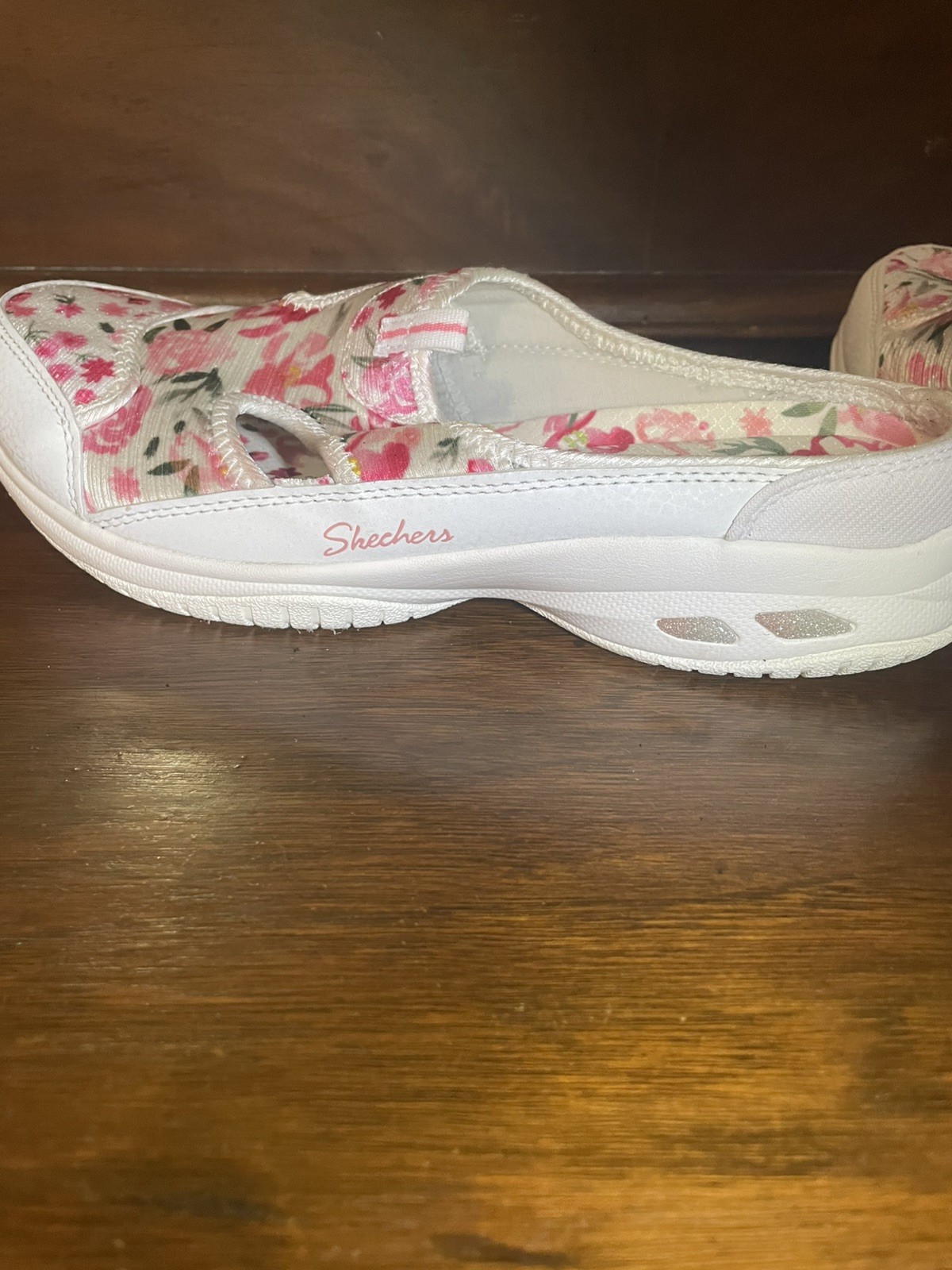 Skechers Commute Time Relaxed Fit Washable Mules-Flirty Floral-White-8.5-A399446