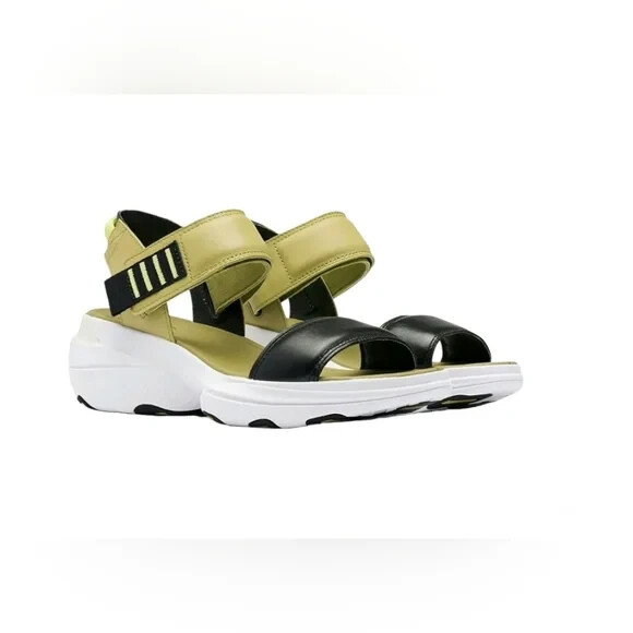 Sorel Explorer Blitz Stride Pear Green Leather Sport Sandal US 9, UK 7, EUR 40