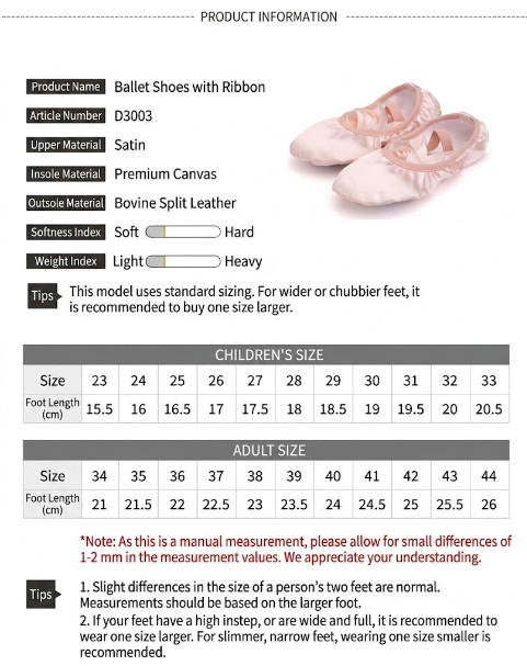 BALLET SLIPPERS Breathable Lightweight Sation DANCE Shoes For Girls WOMEN YOGA