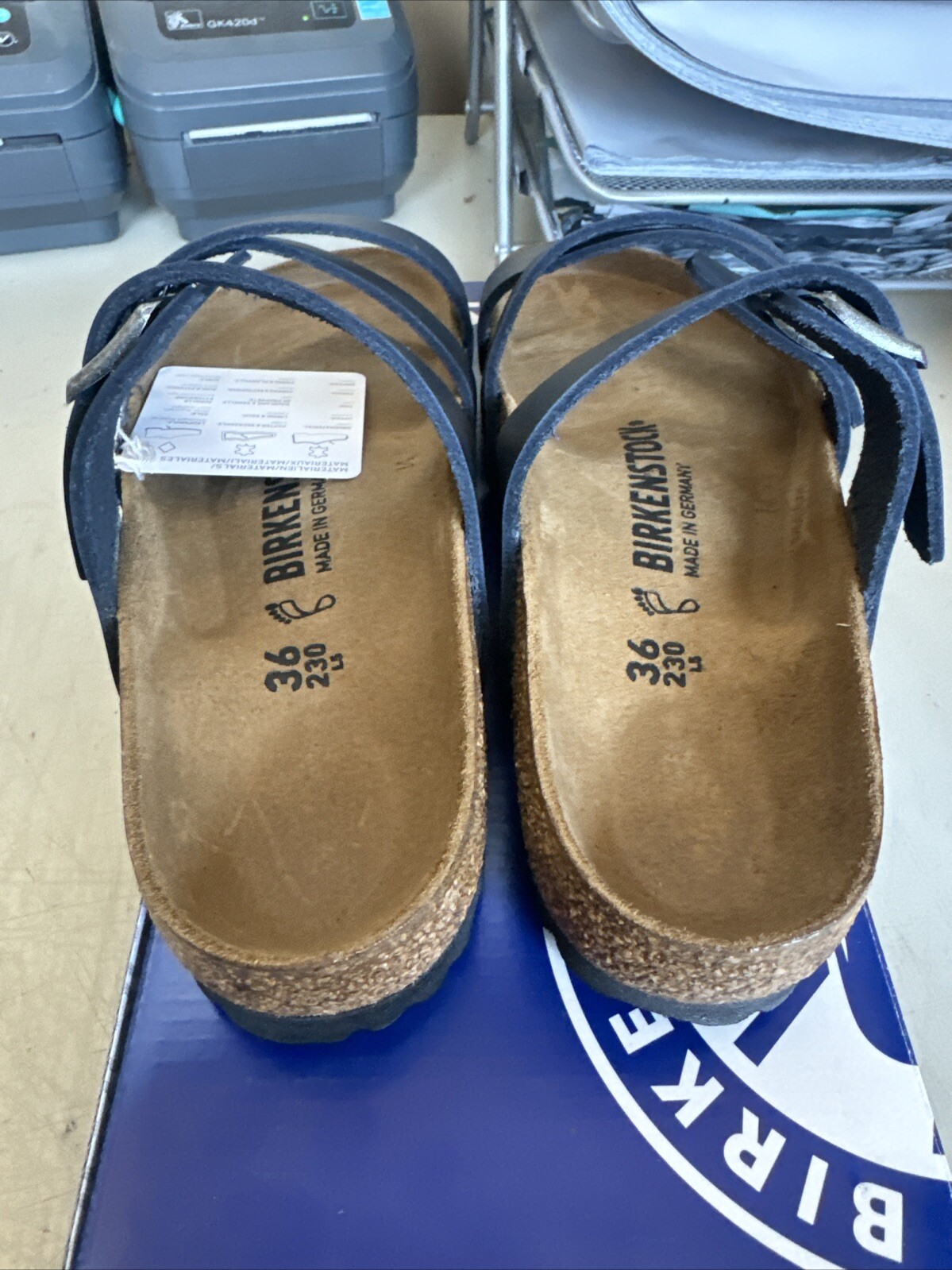 PICK – Birkenstock Women’s Franca BLUE Natural Cork Footbed Regular Fit Sandal