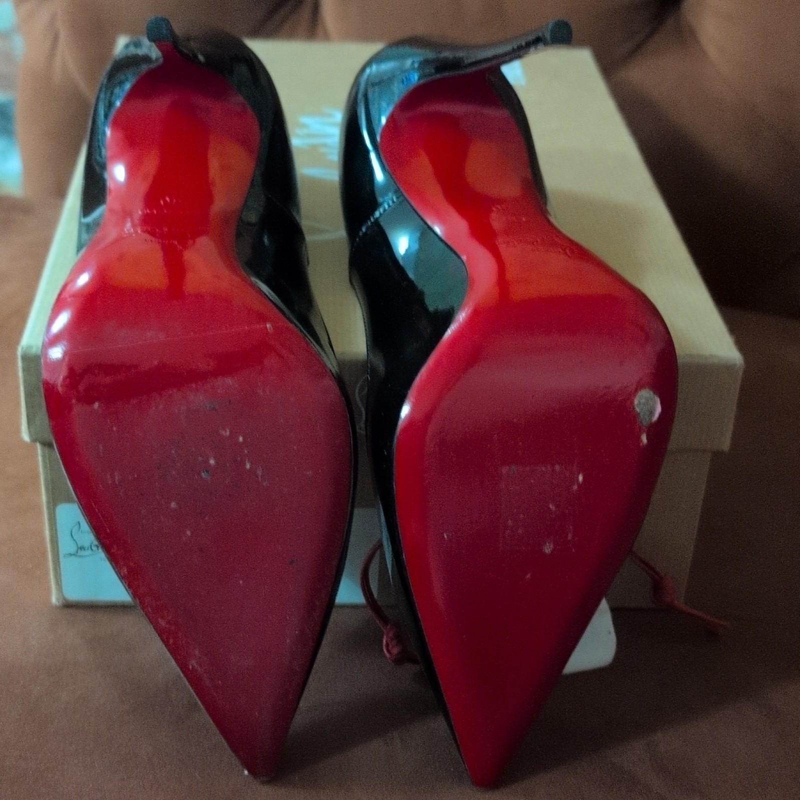 Christian Louboutin Pump Women’s US 9 EU 40 Black Patent Leather Red Sole