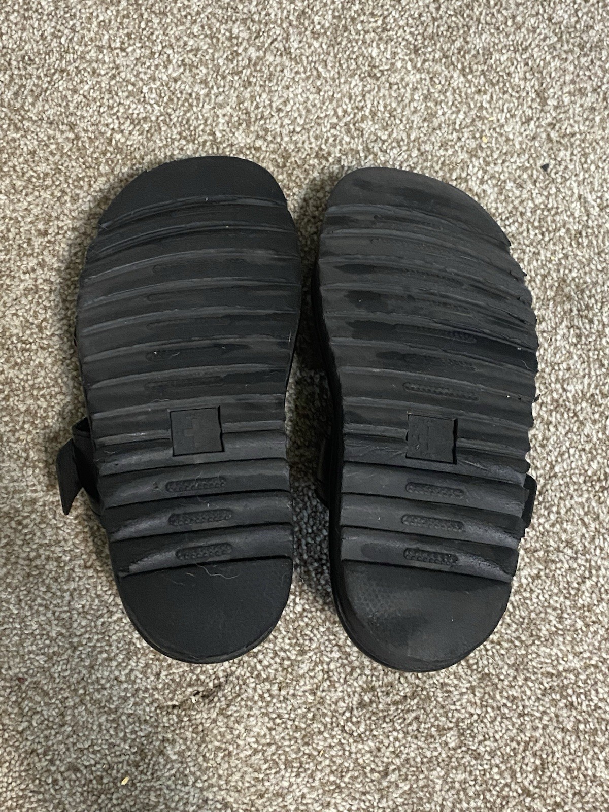 Dr. Martens Myles platform Slide Sandals Buckle Adjustable Strap US 7
