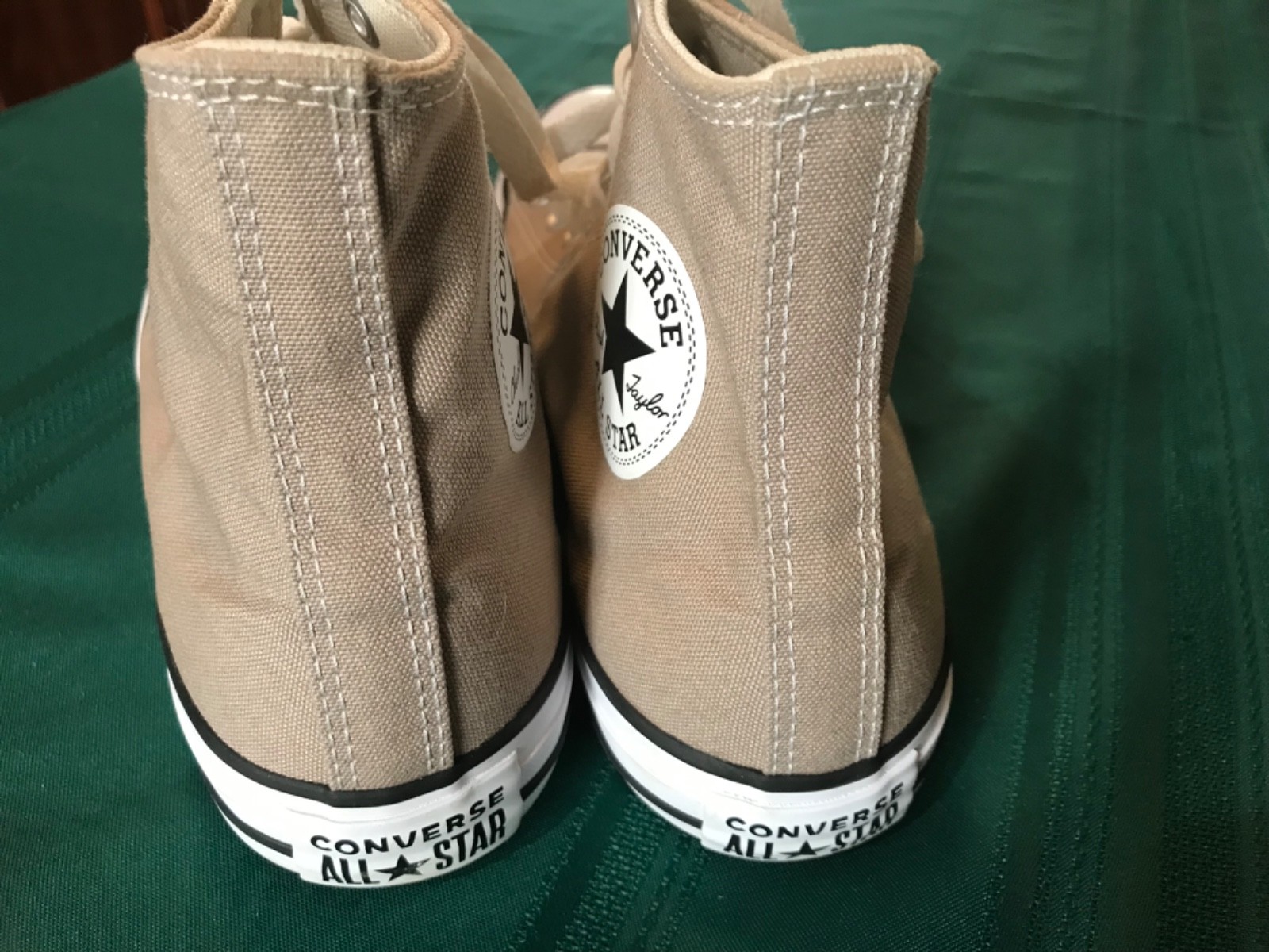Converse Chuck Taylor All Star High Top Sneakers Khaki Canvas Men’s 8 Women’s 10