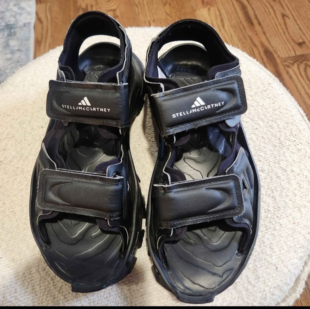 adidas Stella McCartney Hika Outdoor Sandal Black Wmns Size 8 – IE3540 New