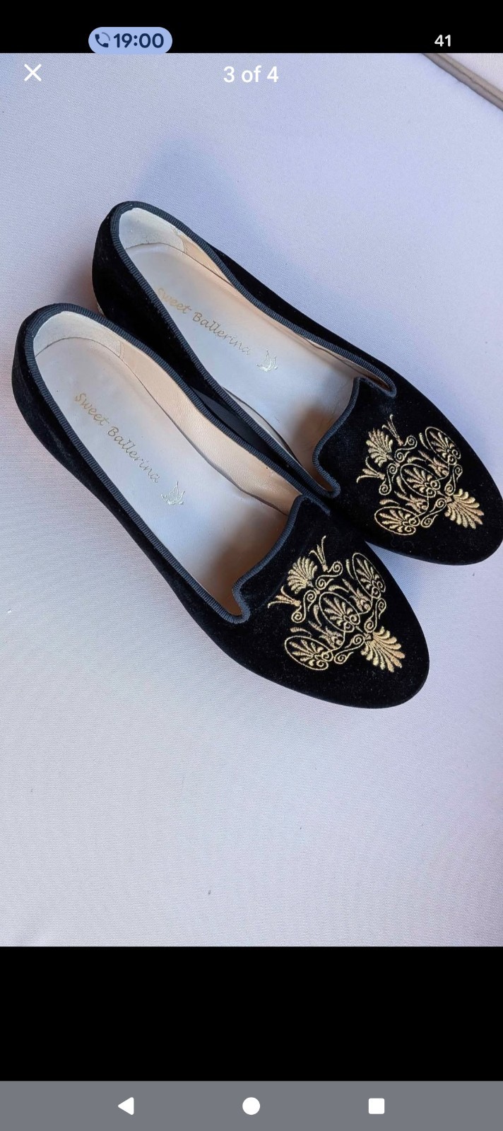 Sweet Ballerina Italian leather shoes Size 6-6.5