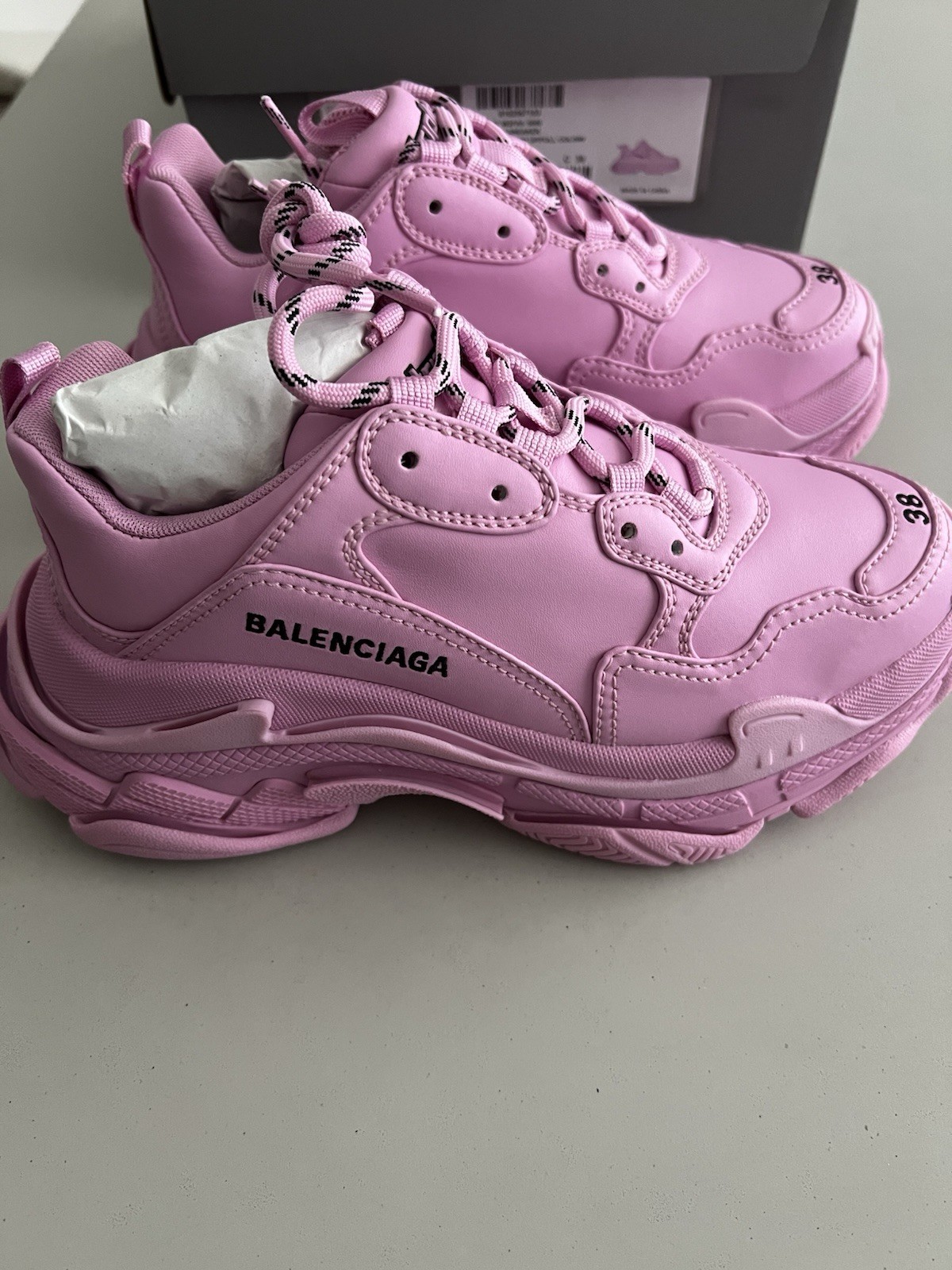 Balenciaga NEW Triple S Sneakers Pink EU38/US8