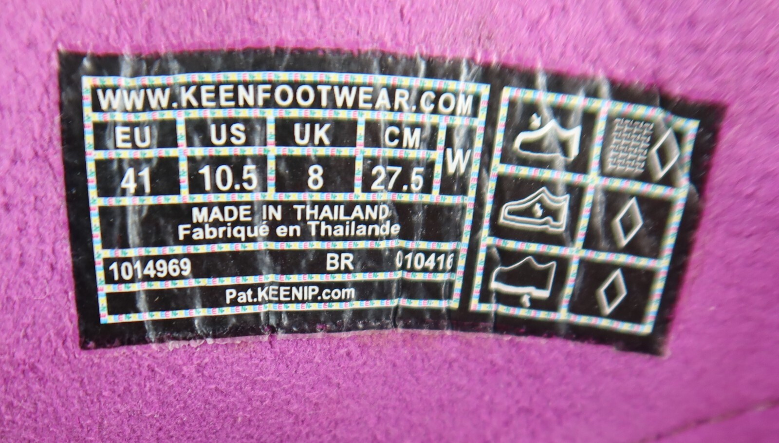 Keen Women’s Uneek 8MM Rock Sandals Magenta Pink / Orange Size 10.5