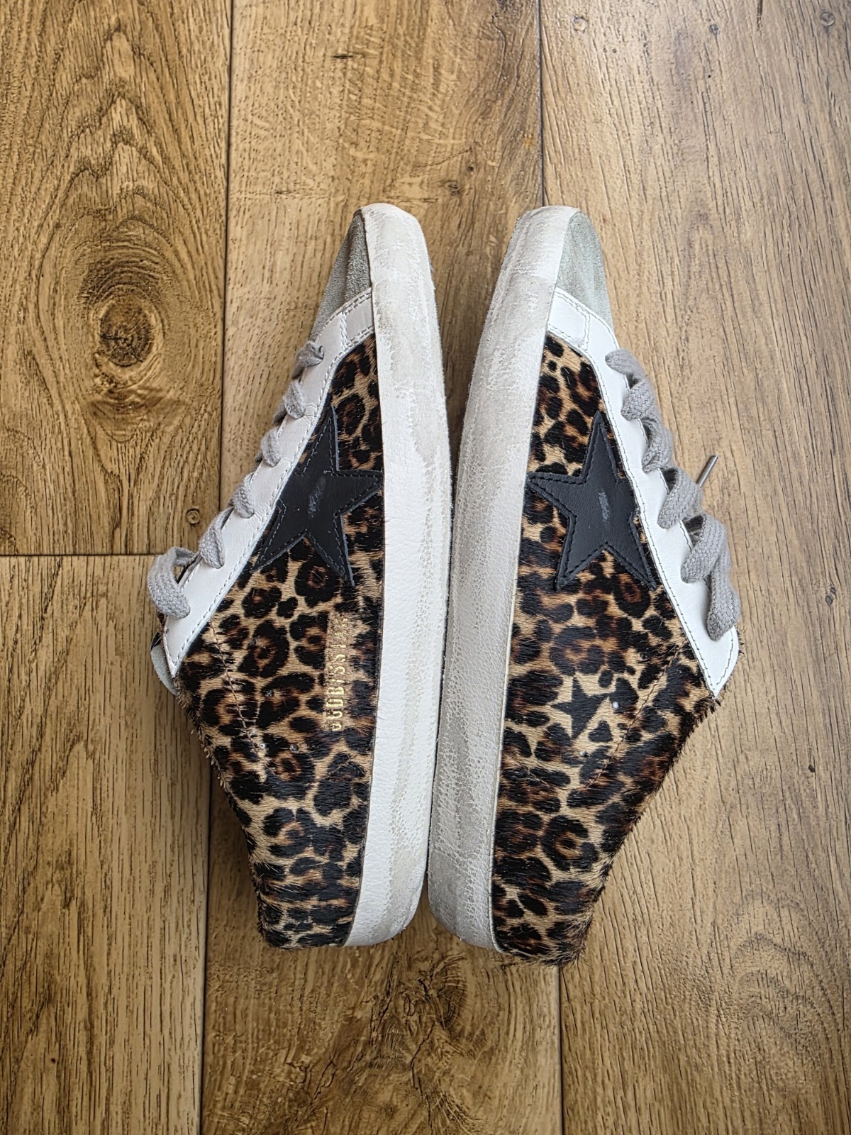 GOLDEN GOOSE SABOT SUPERSTAR SLIP ON SNEAKERS SIZE 39 EU, 8.5 US, 6 UK