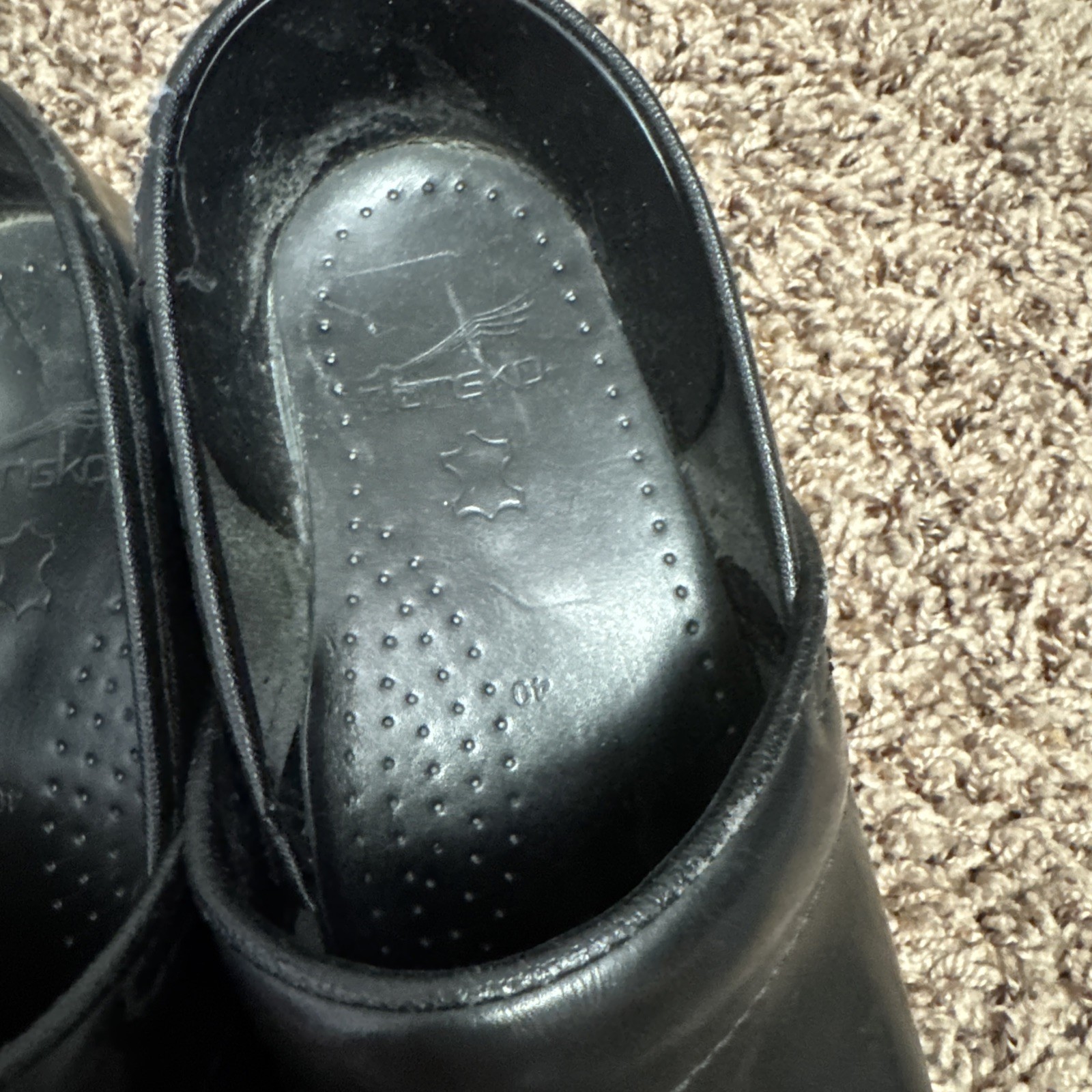 Dansko Professional Nursing Clog Shoe Women, Size 40 – Black Comfort Workwear
