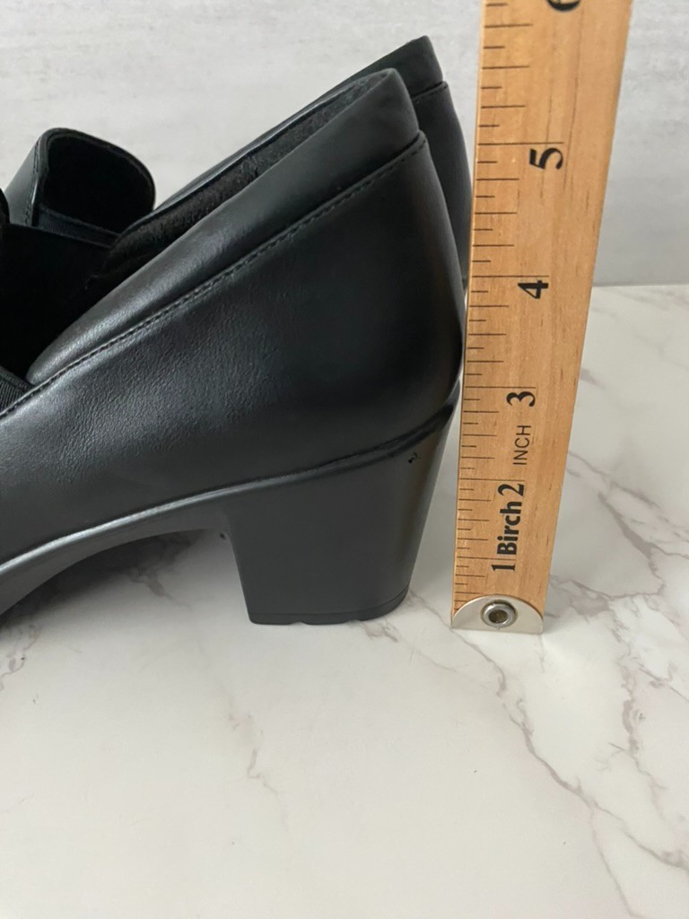 Dream Pairs Heels Sz 9W Black Mid Heel Classic Minimalist Business Casual