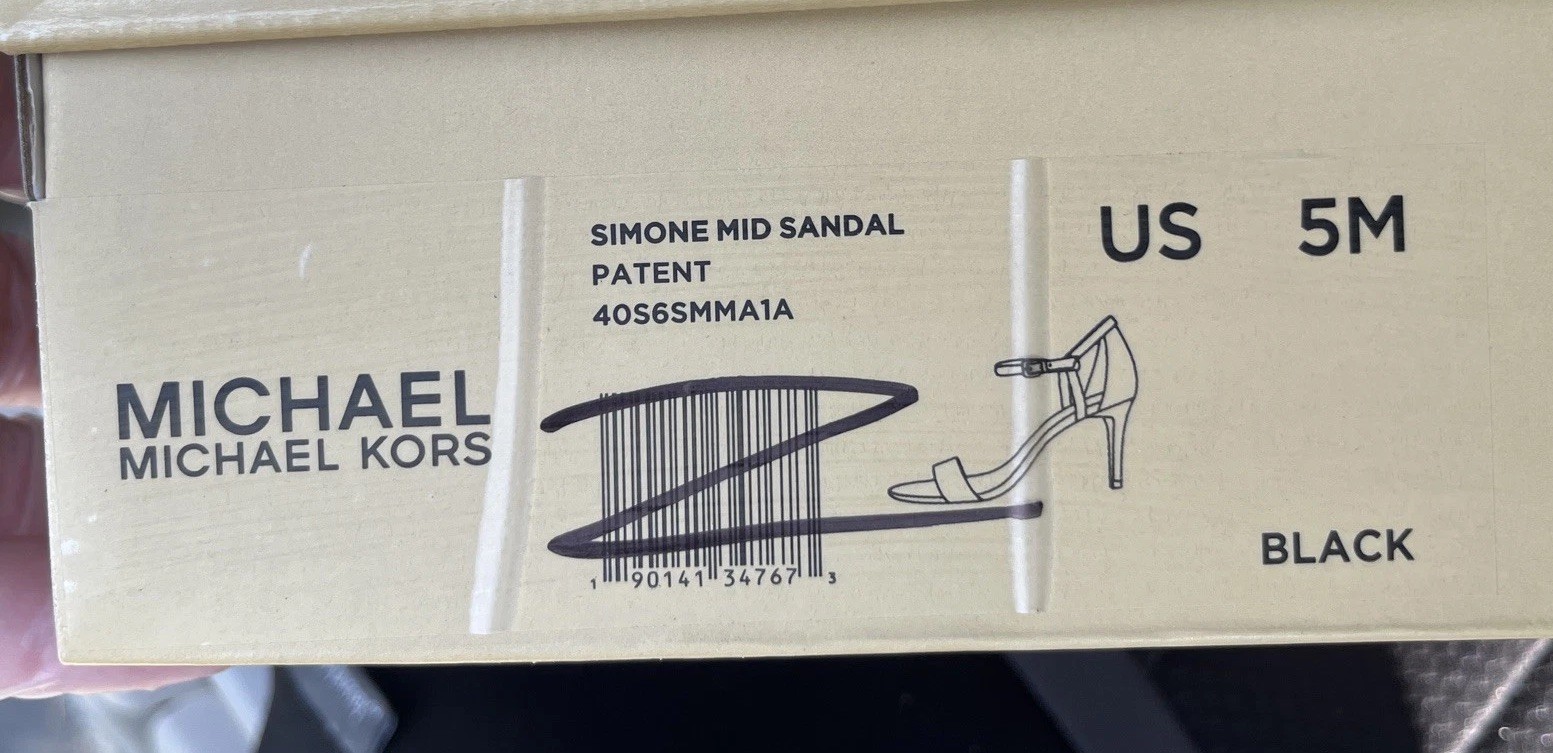 Michael Kors Sandal Pump Heels Size 5 M Special Occasion Simone Mid Heels