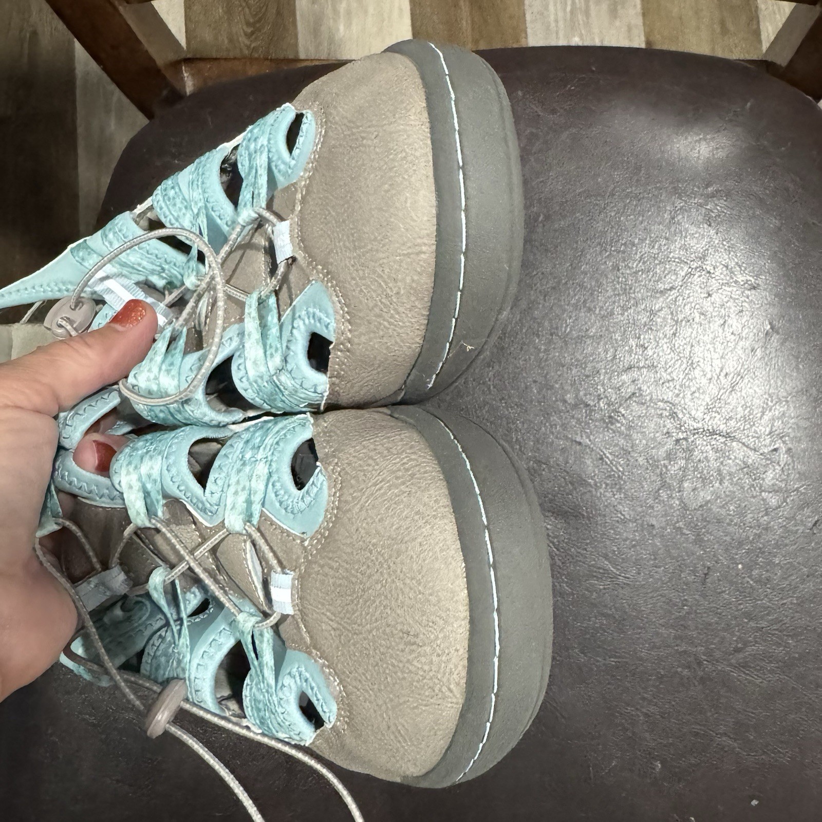JSport by Jambu Breeze Water Sport Sandals Women’s Sz 11 Taupe Teal Blue NWOT