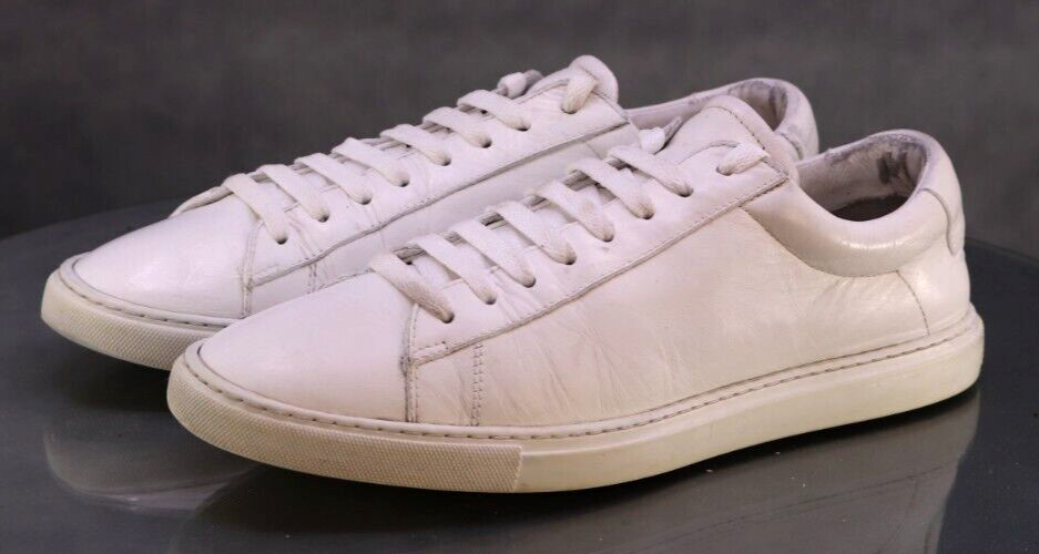 Oliver Cabell Low 1 Women’s Sneakers Shoes Size 8 Italian Calfskin Leather White