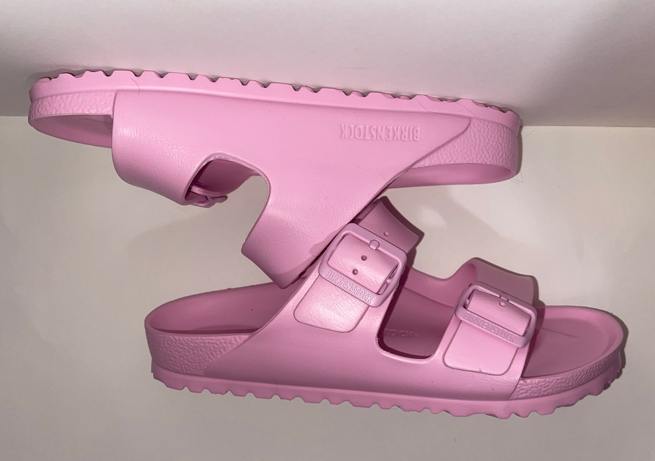 Birkenstock Arizona EVA Fondant Pink Mismatched Sandals Women’s Left 7 Right 8